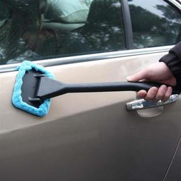 Práctico limpiador de ventanas automático, cepillo de microfibra para parabrisas, toalla de lavado para el hogar del vehículo, limpiaparabrisas de vidrio, removedor de polvo, herramienta de limpieza de coche 248P