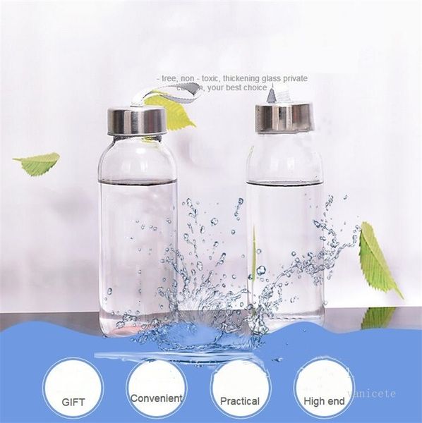 Les bouteilles d'eau en verre de corde portables de tasse pratique peuvent être personnalisées tasse de publicité de promotion de logo tasses de sport d'affaires créatives par oceanZC340