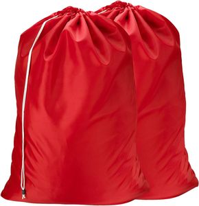 Sac à linge pratique en nylon – Fermeture à cordon verrouillable et lavable en machine.Ces grands sacs conviendront à un panier à linge.