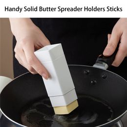 Handy Solid Butter Spreader Holders Sticks Caja de almacenamiento de plástico Pequeña cocina Herramientas para hornear Contenedor Queso Keeper Case 1PC 220727