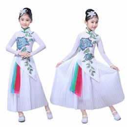 Hanfu danza clásica para niños s niñas elegante estilo chino danza folclórica danza moderna s l7Rj #