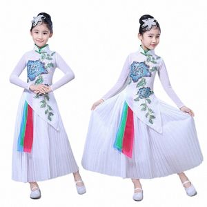 Hanfu kinderen klassieke dans s meisjes elegante Chinese stijl volksdans fan dans moderne s l7Rj #
