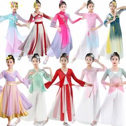 Hanfu enfants fille chinoise ancienne fée carnaval jeu de rôle Costume Princ Dance Dr enfants Hanfu fille 45VR #