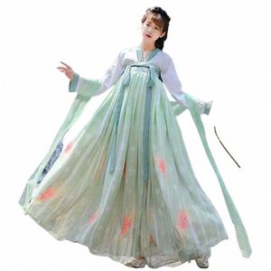 Hanfu Vrouwen Chinese Traditial Dr Dance Fee Kostuum Plus Size Vrouwelijke Princ Kleding Carnaval Cosplay H9tQ #