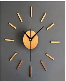 Hang Epscale Metallic DIY Reloj Fashion Creative Combination of Clock The Clock Tyrants Local Gold Diy Clock8224788