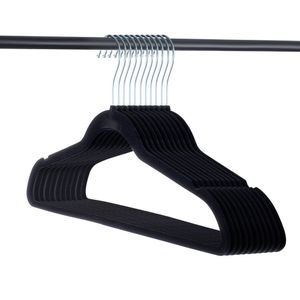 Hanger Kleding Kleding Koevel Velvet Kleding Hangers Haken voor kledingrek voor volwassenen/kinderkleding