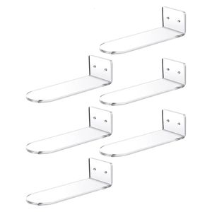 Hanger Plastic Display Stands Storage Rack Clear Shoes Accessoires Float Shelf Shop Supply Acryl Floating 240328