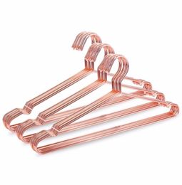 Hangerlink Rose Copper Gold Metal Whishs Hanger con groove Caíes de servicio pesado Suites de colgilla Hanger 30 PCSLOT 20125522608