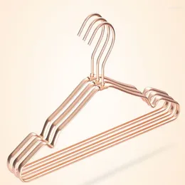 Hangers 10 stuks Deluxe Brede Gouden Aluminium Kleerhanger Luxe Sterke Capaciteit Kledingstuk Overhemd Past Metalen Rek