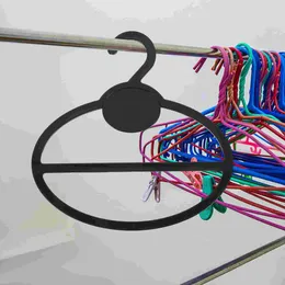 Cintres 10 pcs écharpe rack rond à crochet à crochet Hangage Ribbon Organisateur de rangement Neck Plastique pour placard