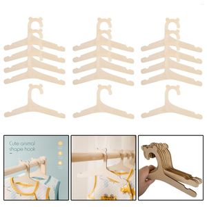 Cintres 10x/5x bébé vêtements poupée robe chien suspendus supports fille robe supports pour enfant en bas âge chambre économiser de l'espace