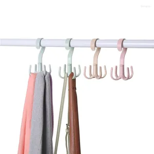 Cintres 1pcs Organisation de stockage de maison en plastique Crochets de chambre à coucher vêtements de cintre suspendus support pour sacs
