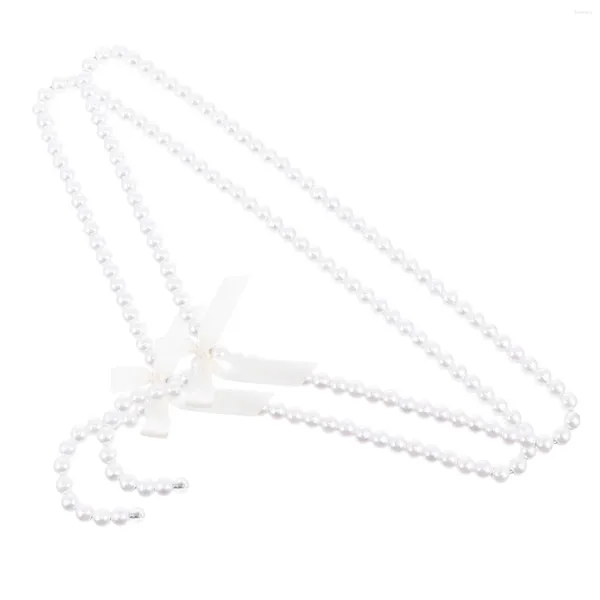 Cintres 2 pièces cintre de perles pour vêtements d'enfants décoration de chambre de bébé multifonction de mariage personnalisé