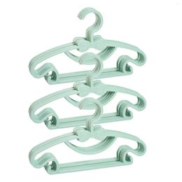 Hangers 30 stks huis rok jurk mini kinderen kleding hanger schattige broek niet -slipruimte redden met bowknot baby pp kinderkamer ultra dun