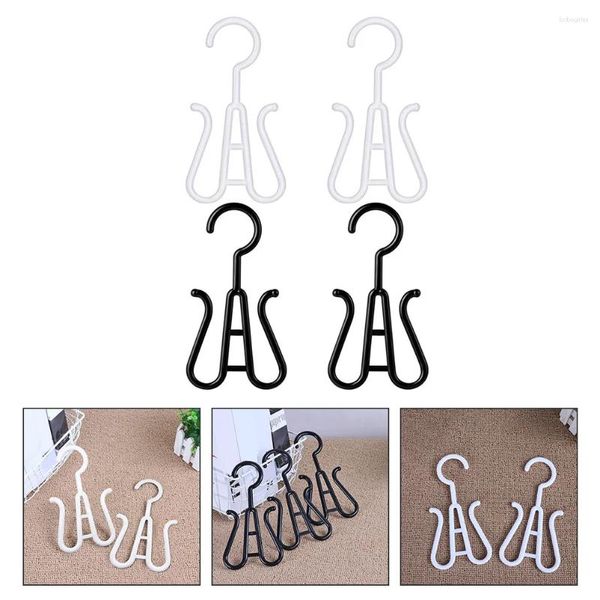 Hangers 4 PCS Ropa Spits Slipper Plastic Wall Shoe Racks Secising Hooks para zapatos