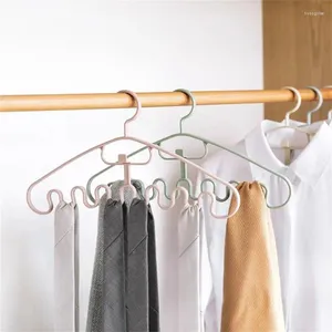 Hangers 5 stks Multi-poort Ondersteuning voor Kleerhanger Droogrek Multifunctionele Plastic Golven