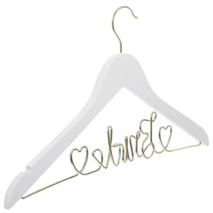 Hangers Bruidshanger Jas Jurk Bruiloft Bruid Kleding Pak Houten Draad Display Peuter