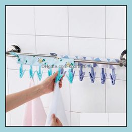 Cintres Vêtements Housekee Organisation Maison Gardentravel Essentials Supports De Salle De Bains Pince À Linge Voyage Portable Pliant Chaussettes En Tissu Séchage H