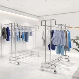 Cintres Vêtements fantaisie Design d'intérieur de magasin Meubles de magasin de vêtements de détail Présentoirs d'ajustement de vêtements de boutique
