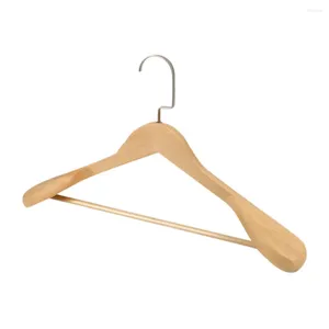 Hangers hoogwaardige brede schouder houten jas - vaste houten pak hanger gladde afwerking 2024