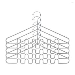 Perchas Percha formada integralmente Antideslizante En forma de onda para ropa de dormitorio Conjunto de 5 piezas de ropa interior Sling Vestidos Camisón