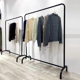 Cintres fer Art plancher debout magasin de vêtements cintre présentoir