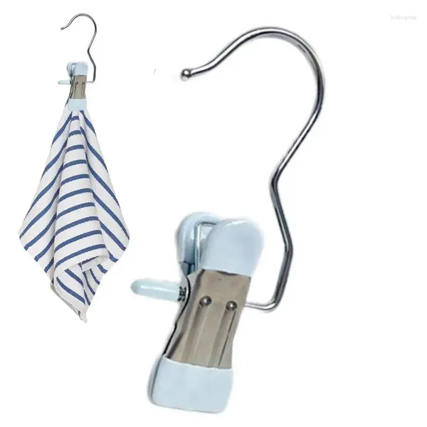 Hangers Ganchos de lavandería con clips Organizador de ropa de armario ALLACIÓN Capacidad de carga fuerte para el hogar