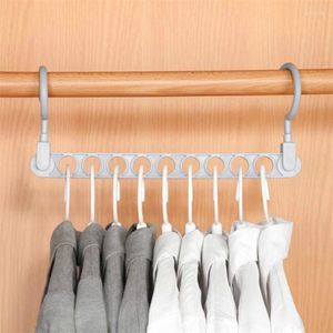 Hangers multifunctionele kledinghanger rekken multi-poorts ondersteuning cirkel drogen plastic organisator ruimtebesparing