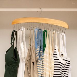 Hangers Multifunctionele beha hanger houten kleding behalve garderobe ruimtekast Organisator damesrek voor beanie sjaals