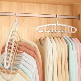 Perchas Percha de ropa multifuncional Organizador de armario plegable para el hogar Ahorro de espacio Estante para ropa Almacenamiento de bufandas