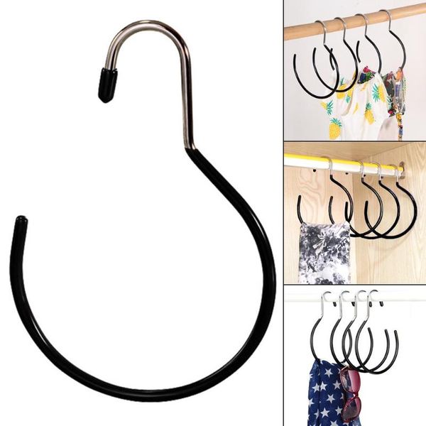 Perchas multifuncionales para bufanda, chal antideslizante, colgador de almacenamiento, gancho de anillo para armario, ropa de dormitorio, venta Tb