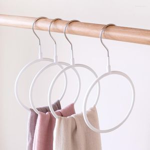 Hangers multifunctionele sjaalstandaard metalen cirkel zijden display stropdas niet-slip kledinghanger