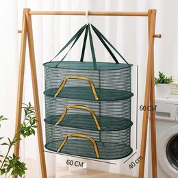 Hangers Muti-laag Hangend Droognet Voor Groente Fruit Kruiden Opvouwbaar Zondroog Voedsel Gerechten Droger Kooi Niet-giftig Polyester