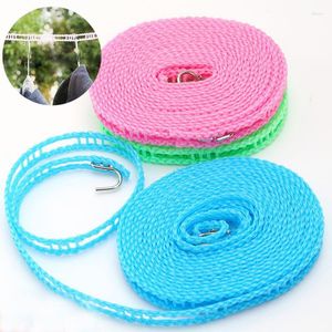 Cintres en Nylon, corde à linge colorée coupe-vent, corde de séchage réglable, ligne de voyage, linge Portable pour intérieur et extérieur