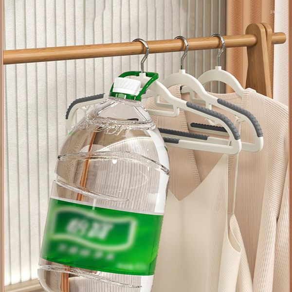 Cintres en plastique porte-vêtements maison antidérapant étagère de séchage Support suspendu sec multifonctionnel stockage chambre fournitures