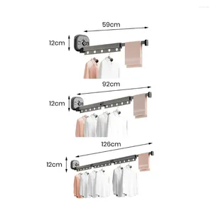 Cintres vêtements portables sèche-séchage rétractables avec une forte tasserie pour la blanchisserie