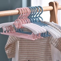 Hangers Racks 10/20 pièces mignon télescopique bébé placard organisateur enfants vêtements support manteaux séchage garde-robe stockage gain de place 230211