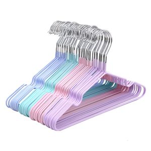 Hangers rekken 10 stks volwassen kledinghanger slaapzaal niet-slip dip plastic hanger huishouden natte en droge kleding droogrek 230518