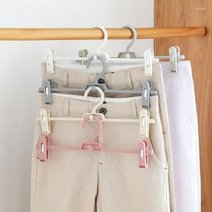 Hangers rekken 1 stks multifunctioneel plastic niet-slip kledinghanger rok Kid Kand kleurrijk