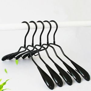 Hangers rekken 5 stks metalen dip plastic kledinghanger broek clip brede schouder