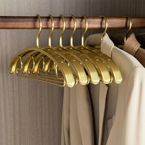 Hangers Racks 5 % Breedte Coat Aluminium Legering Display Huishoudelijke Ruimte Besparend Non-slip Geen sporen Opslagrek Kleding Organisator 230211