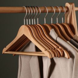 Kleiderbügelständer, 5-teilig, Massivholz-Kleiderbügel für Kleidung, Wäscheständer, Kleidung, rutschfeste Holzbügel, Anzug, Hemd, Hose, Pullover, Kleid, Organizer 230518