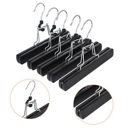 Hangers Racks 6 pièces en bois slips soins des cheveux extension cintre noyer bois pantalon soins des cheveux cintre en bois massif pantalon bas cintre 230403