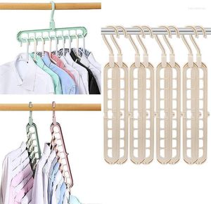 Hangers rekken kleding voor ruimtebesparende garderobe organisator rack 9 slots ontwerp zware shirts broek jurken jassen jassen