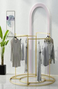 Cintres supports magasin de vêtements présentoir assemblage rond ou Type S démontage combinaison de fer suspendu Storage8313232
