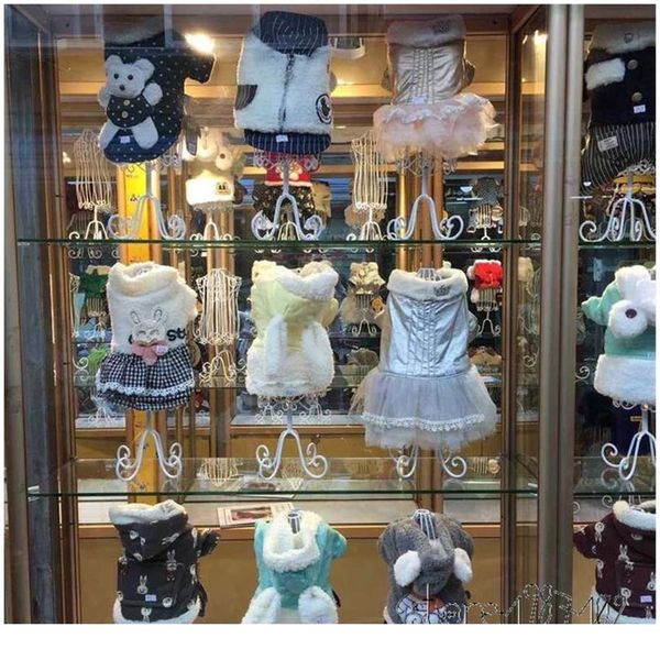 Cintres Racks À La Mode En Métal Chien Vêtements Présentoir Attrayant Cintres Mannequins Modèle Pour Animalerie Acc bbyrnl2220