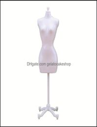 Higners Racks Corps mannequin femelle avec stand Decor Robe Form Fl Affichage SEAM Modèle bijoux Drop Livraison 2021 Vêtements Housekee4825004