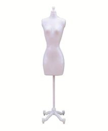 Hangers Racks Cuerpo de maniquí femenino con decoración de soporte Forma de vestir de exhibición completa Modelo de costurera Jewely6067544