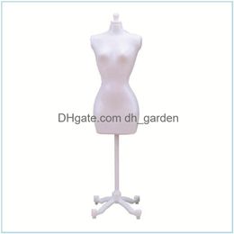 Hangers rekken vrouwelijk mannequin body met stand decor jurk vorm fl display naad model sieraden drop levering home tuin huiskee o ott8v