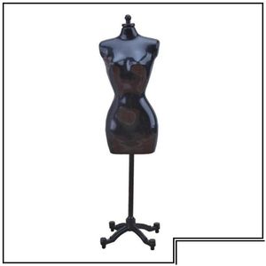 Hangers rekken vrouwelijk mannequin body met standaard decor jurk vorm fl display naad model sieraden drop levering brhome otqvk home gard dhohi